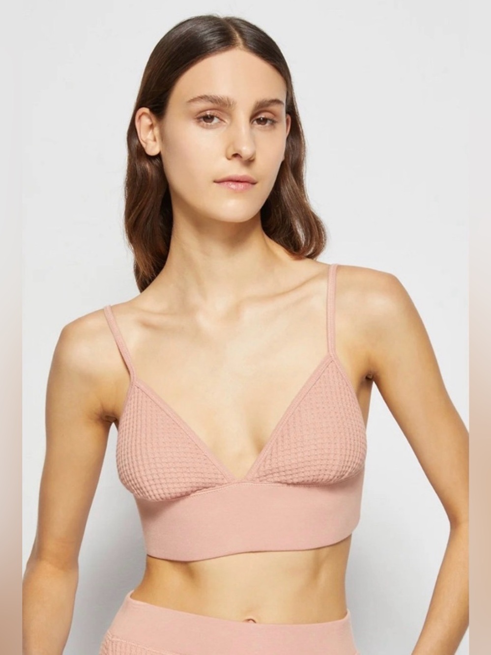 Jonathan Simkhai Standard Juliette Bralette in Chai